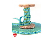 Green Diamond Webband Farbenmix